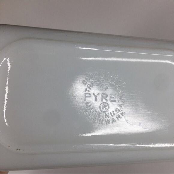 PYREX BUTTER PRINT 3 Piece Set Farm Blue Rooster 19 15 9 - Picture 13 of 16